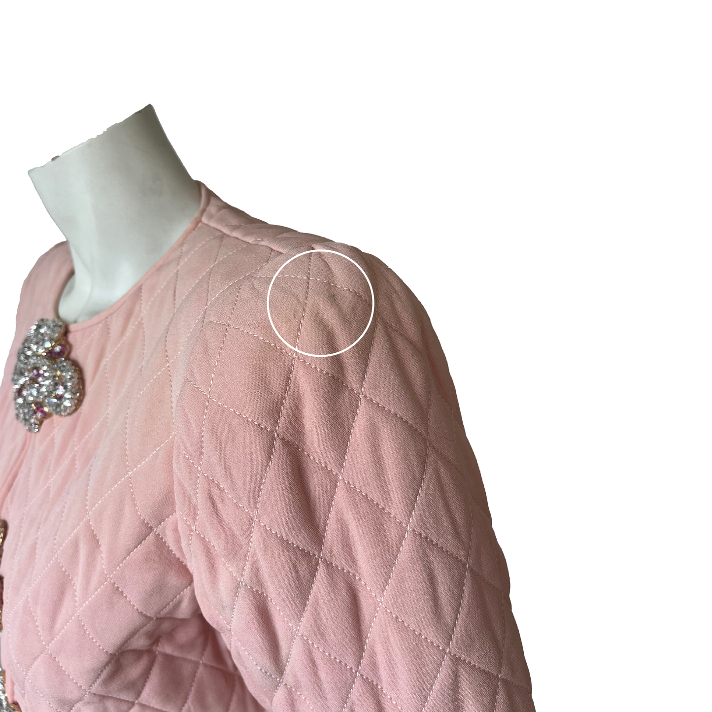 Valentino Couture Quilted Silk Jacket