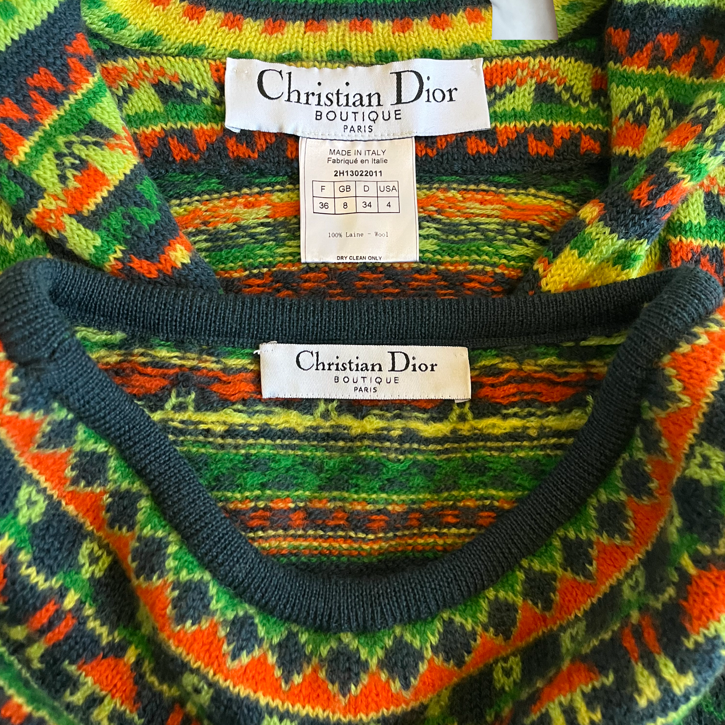 Christian Dior by John Galliano AW 2002 Knit Set