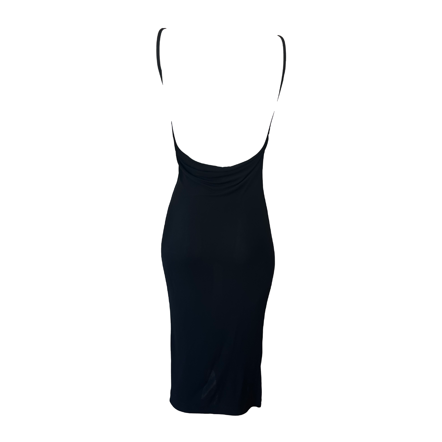 Yves Saint Laurent Rive Gauche 90s Black Dress
