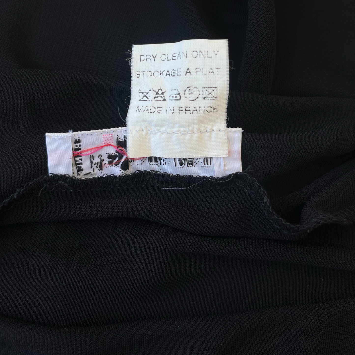 Yves Saint Laurent Rive Gauche 90s Black Dress