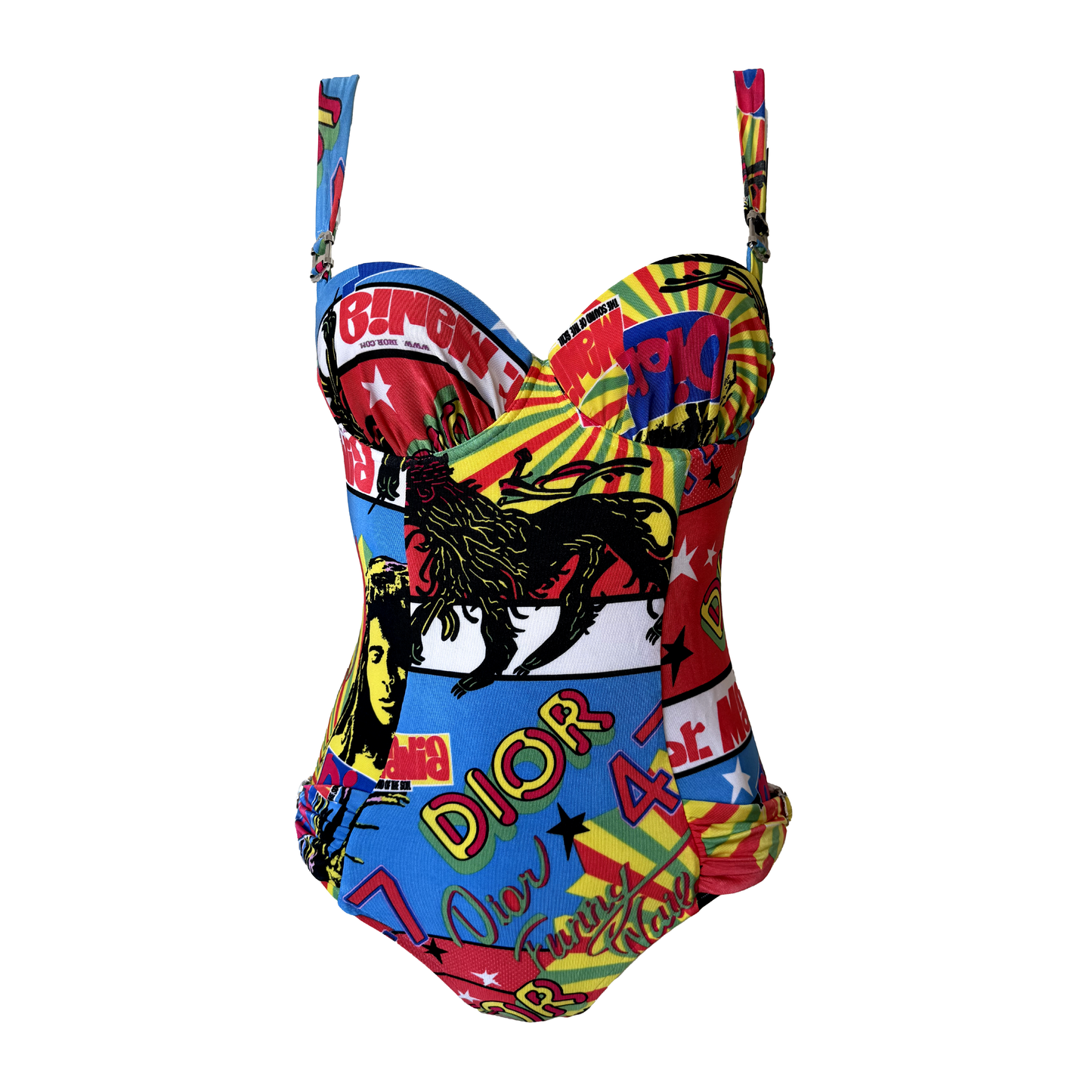 Christian Dior by John Galliano SS 2004 Rasta Swimsuit