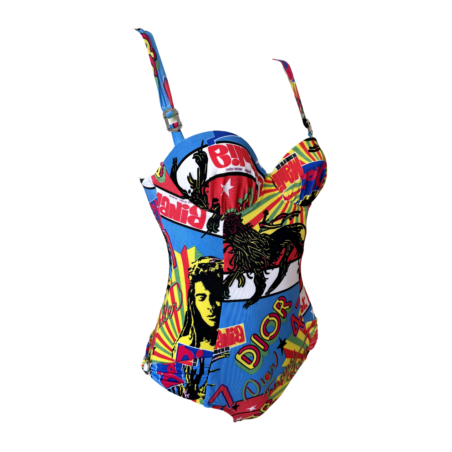 Christian Dior by John Galliano SS 2004 Rasta Swimsuit