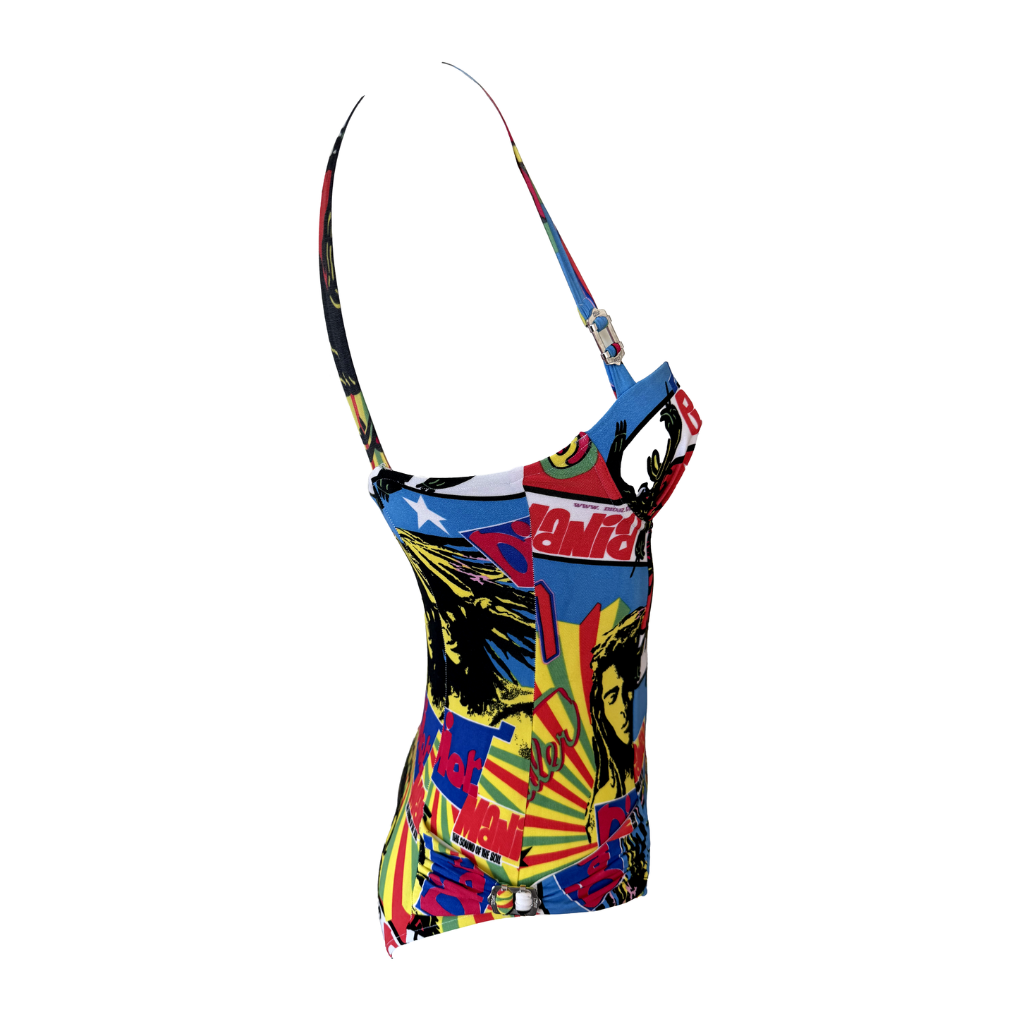 Christian Dior by John Galliano SS 2004 Rasta Swimsuit