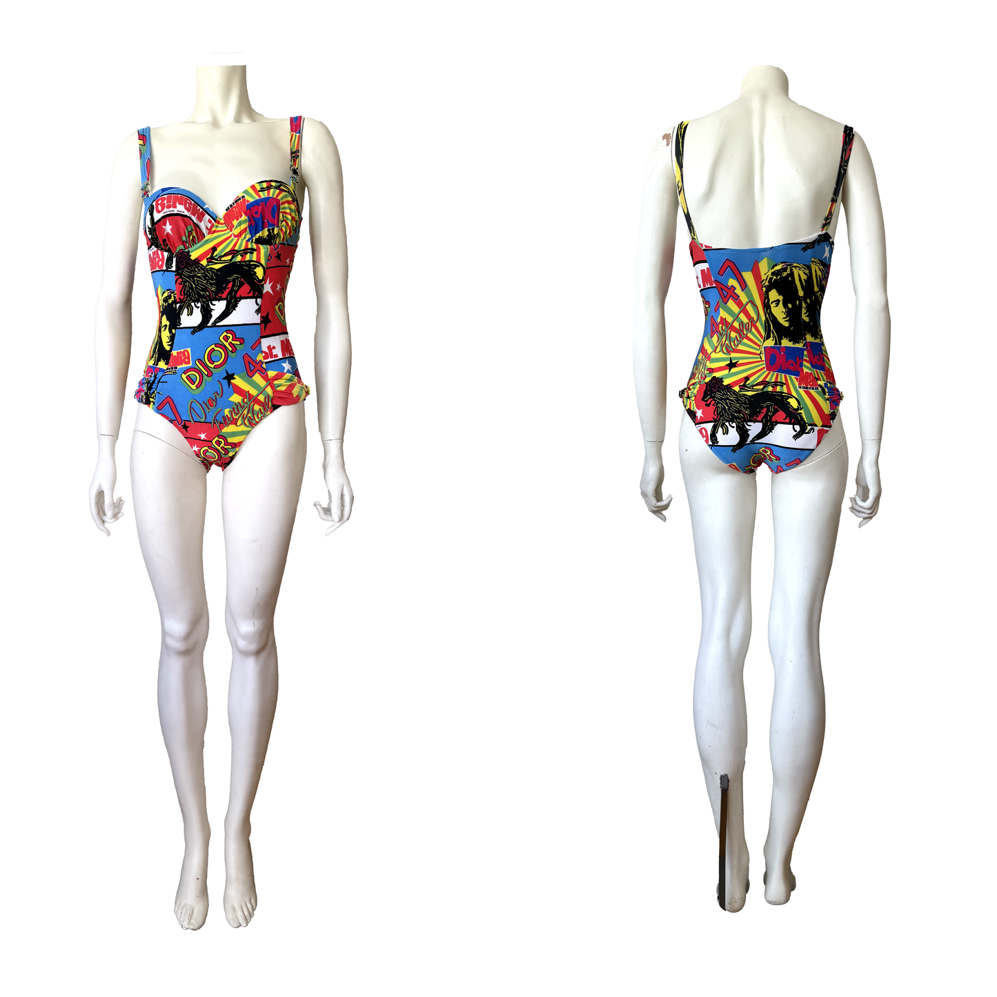 Christian Dior by John Galliano SS 2004 Rasta Swimsuit