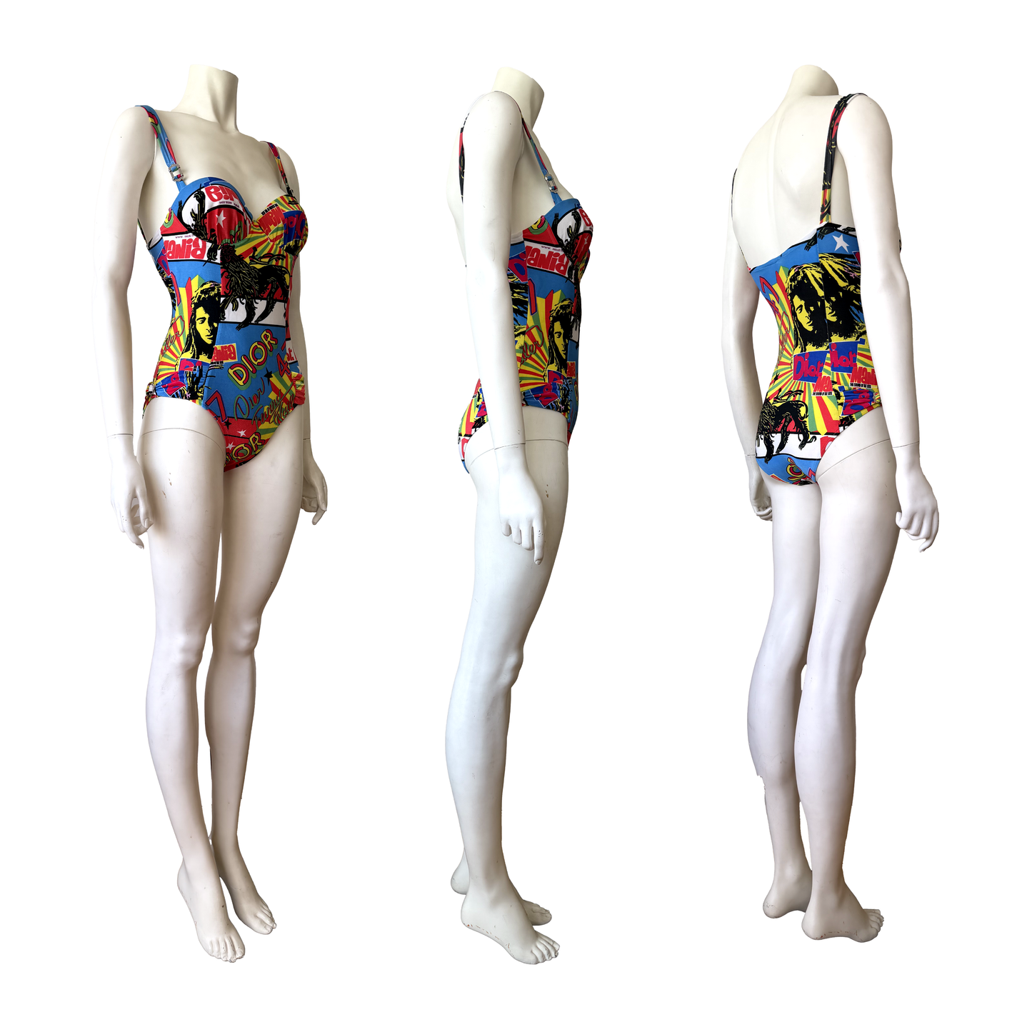 Christian Dior by John Galliano SS 2004 Rasta Swimsuit