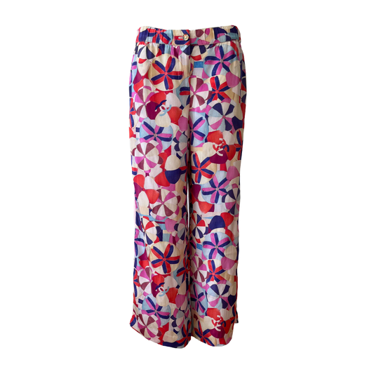 Chanel Paris-Seoul 16C Silk Trousers