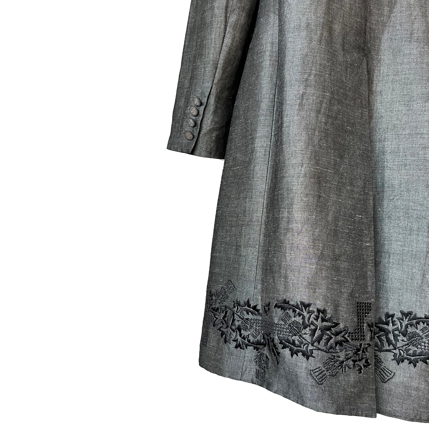 Alexander McQueen SS 1999 “No.13” Grey Embroidered Suit