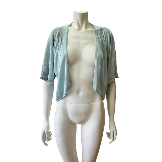 Christian Dior by John Galliano baby blue knit Cardigan