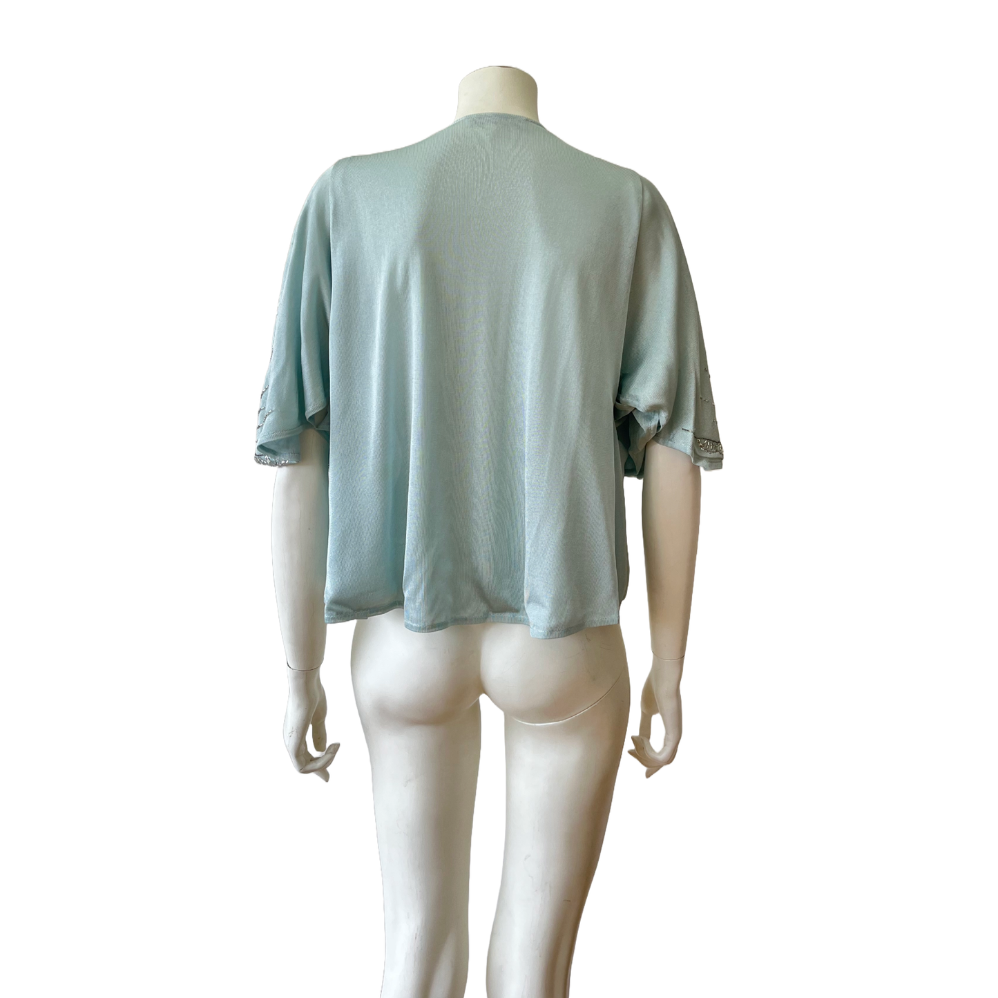 Christian Dior by John Galliano baby blue knit Cardigan