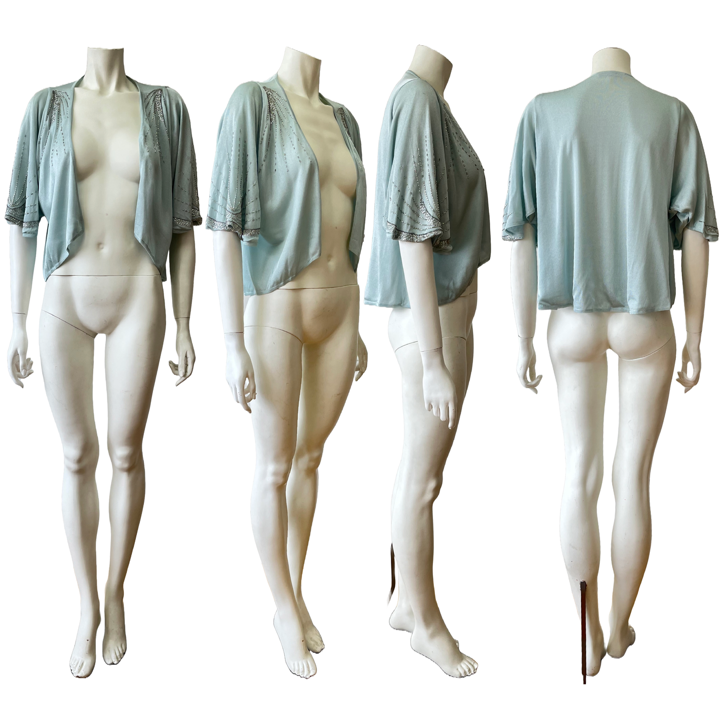 Christian Dior by John Galliano baby blue knit Cardigan