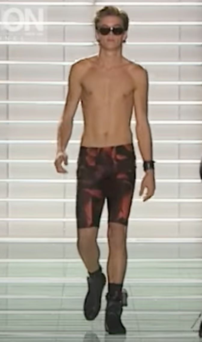 Gucci by Tom Ford SS 2001 Magma Bike Shorts