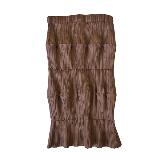 Issey Miyake SS 1994 ‘Flying Saucer’ Brown Skirt