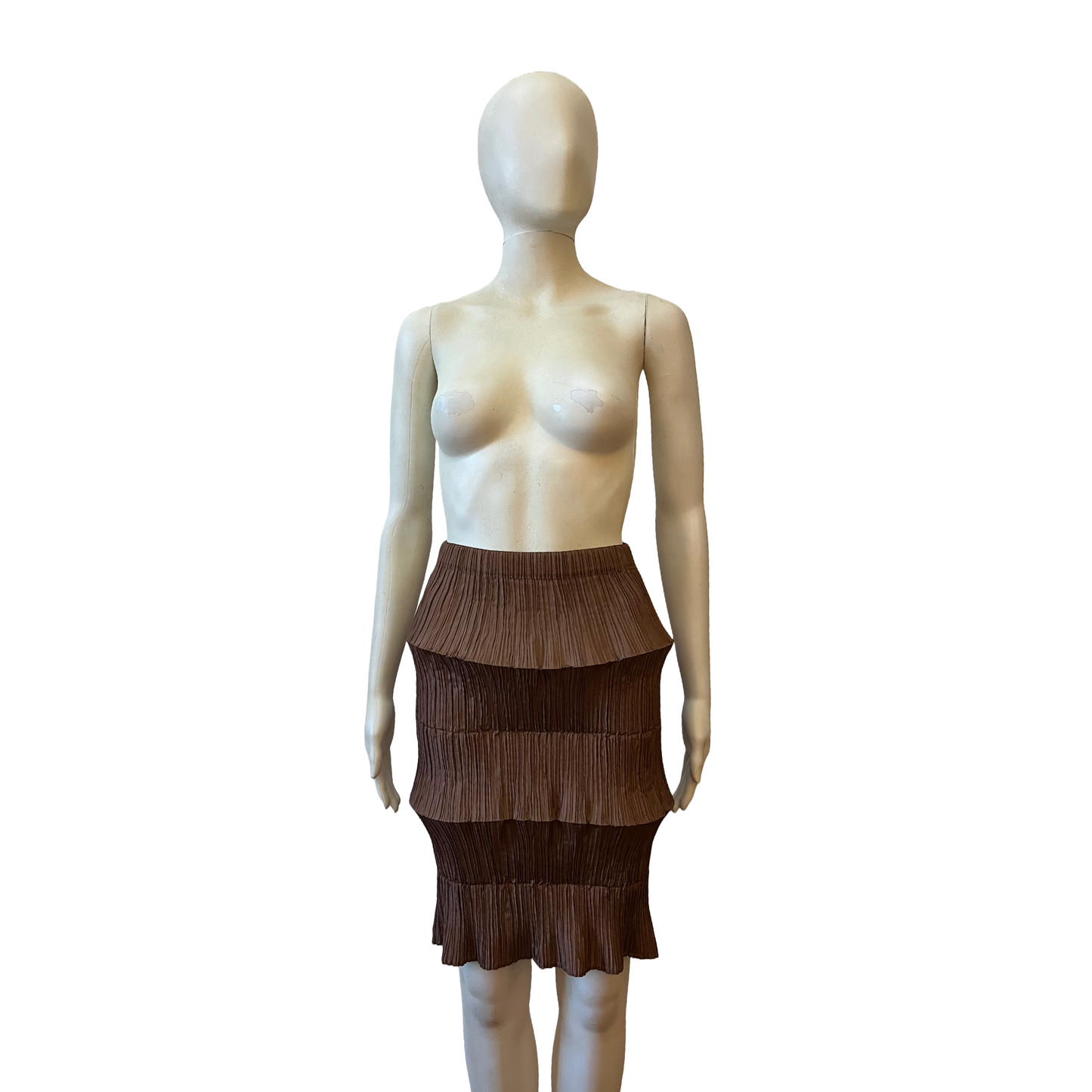 Issey Miyake SS 1994 ‘Flying Saucer’ Brown Skirt