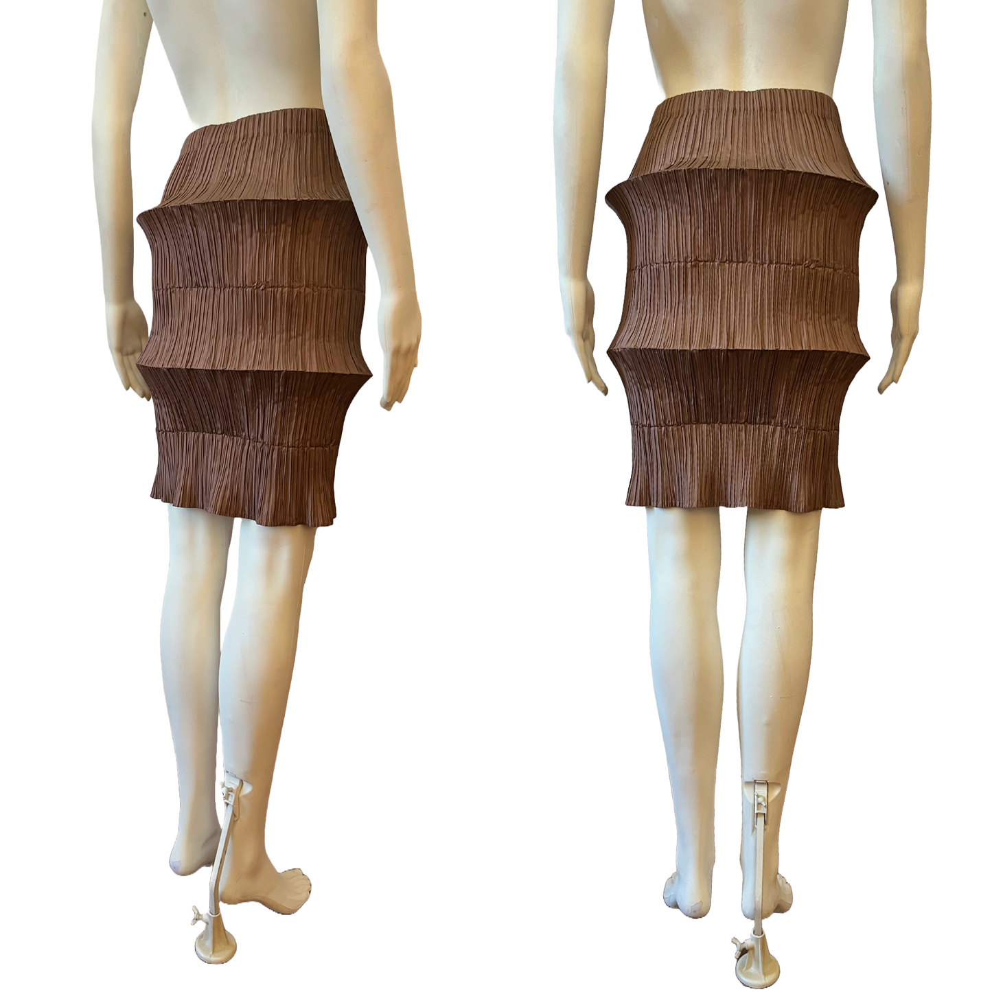 Issey Miyake SS 1994 ‘Flying Saucer’ Brown Skirt