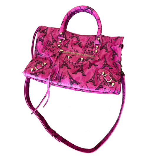 Balenciaga Le City Eiffel Pink bag