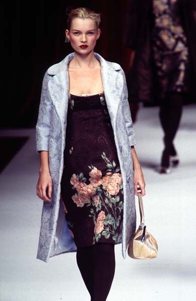 Dolce & Gabbana AW 1996 Floral Brocade Dress