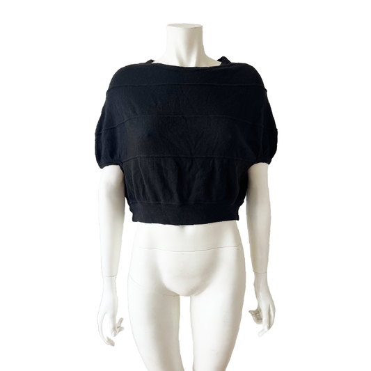 Robe de Chambre Comme des garcons 1996 'Lumps and Bumps’ Black Top