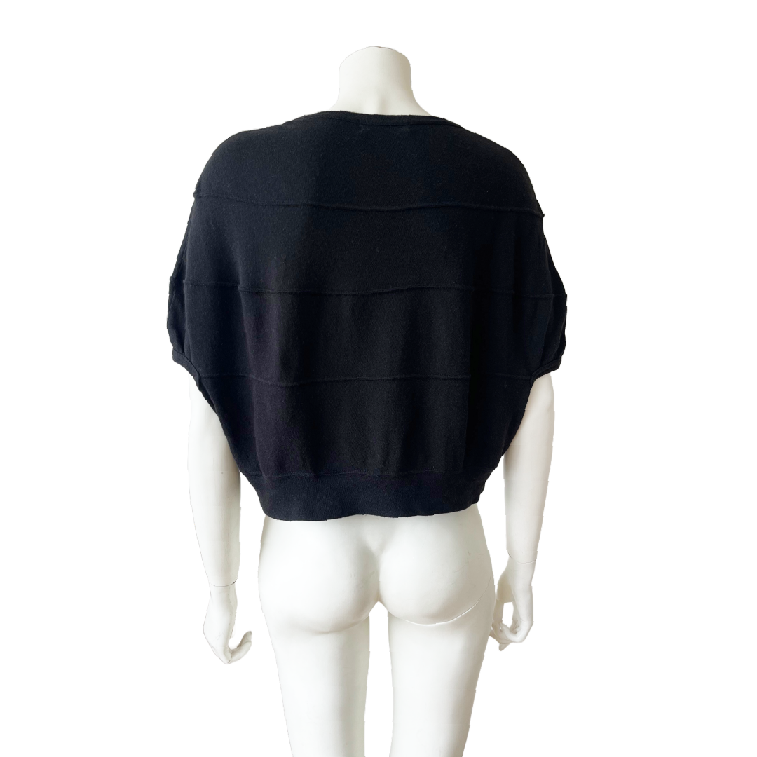 Robe de Chambre Comme des garcons 1996 'Lumps and Bumps’ Black Top