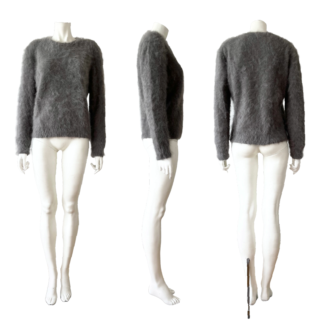 GUCCI - Grey Angora Sweater