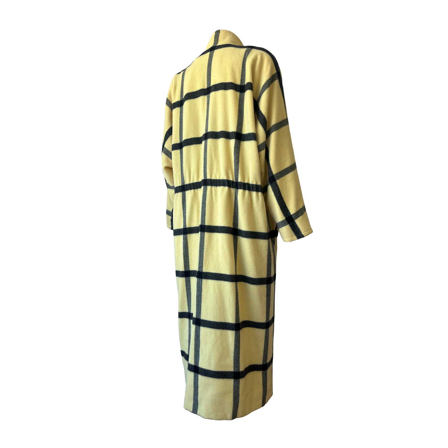 Escada “Princess Diana” Yellow Check Coat