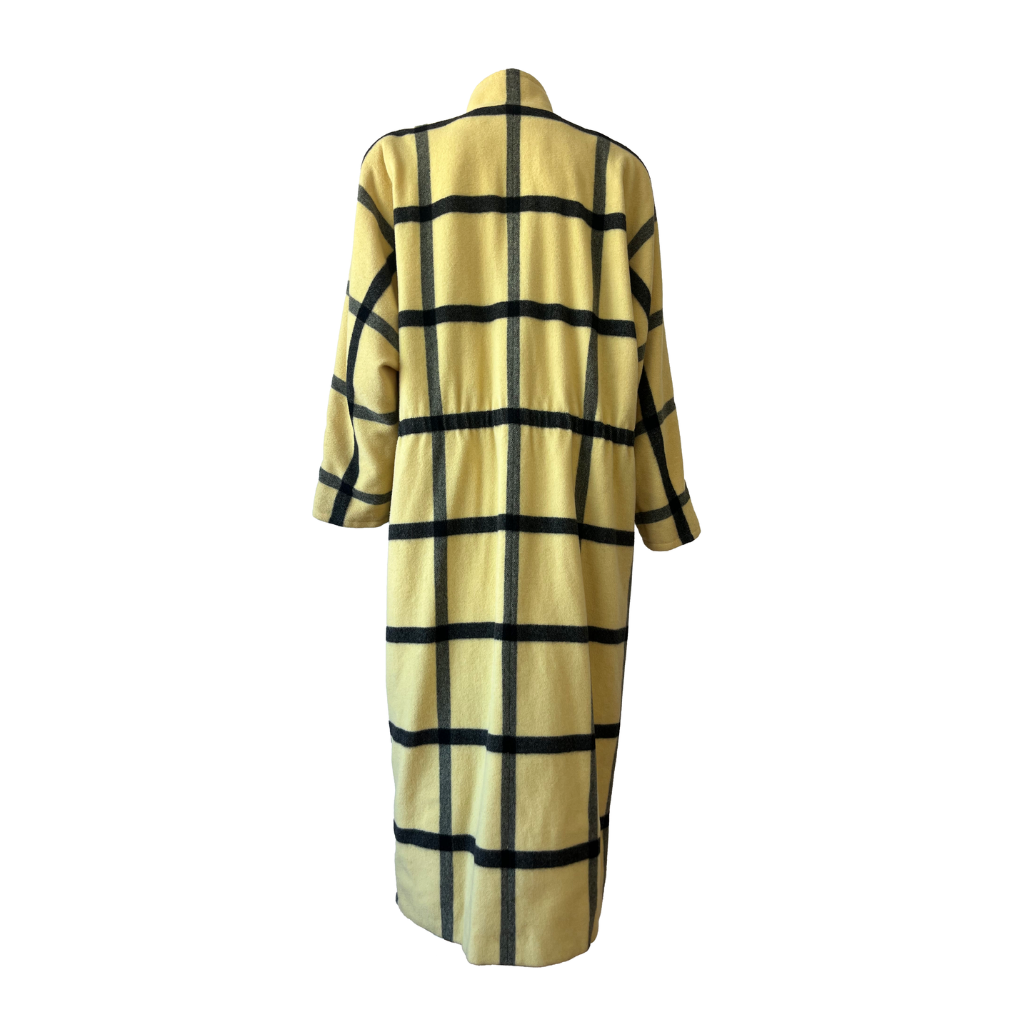 Escada “Princess Diana” Yellow Check Coat