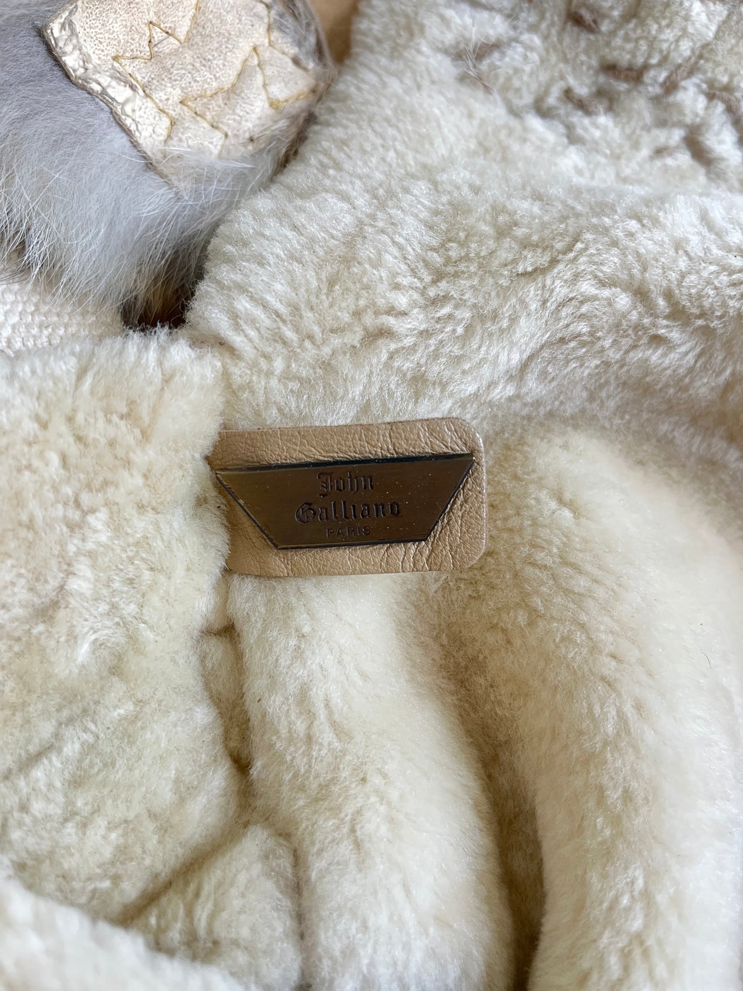 John Galliano AW 2002 Shearling Bag