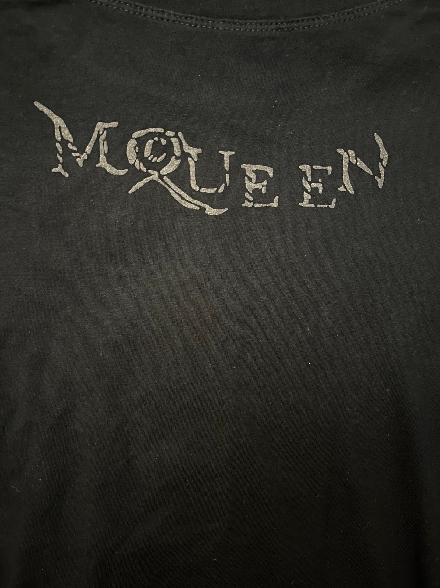 Alexander McQueen late 90s back LOGO T shirts