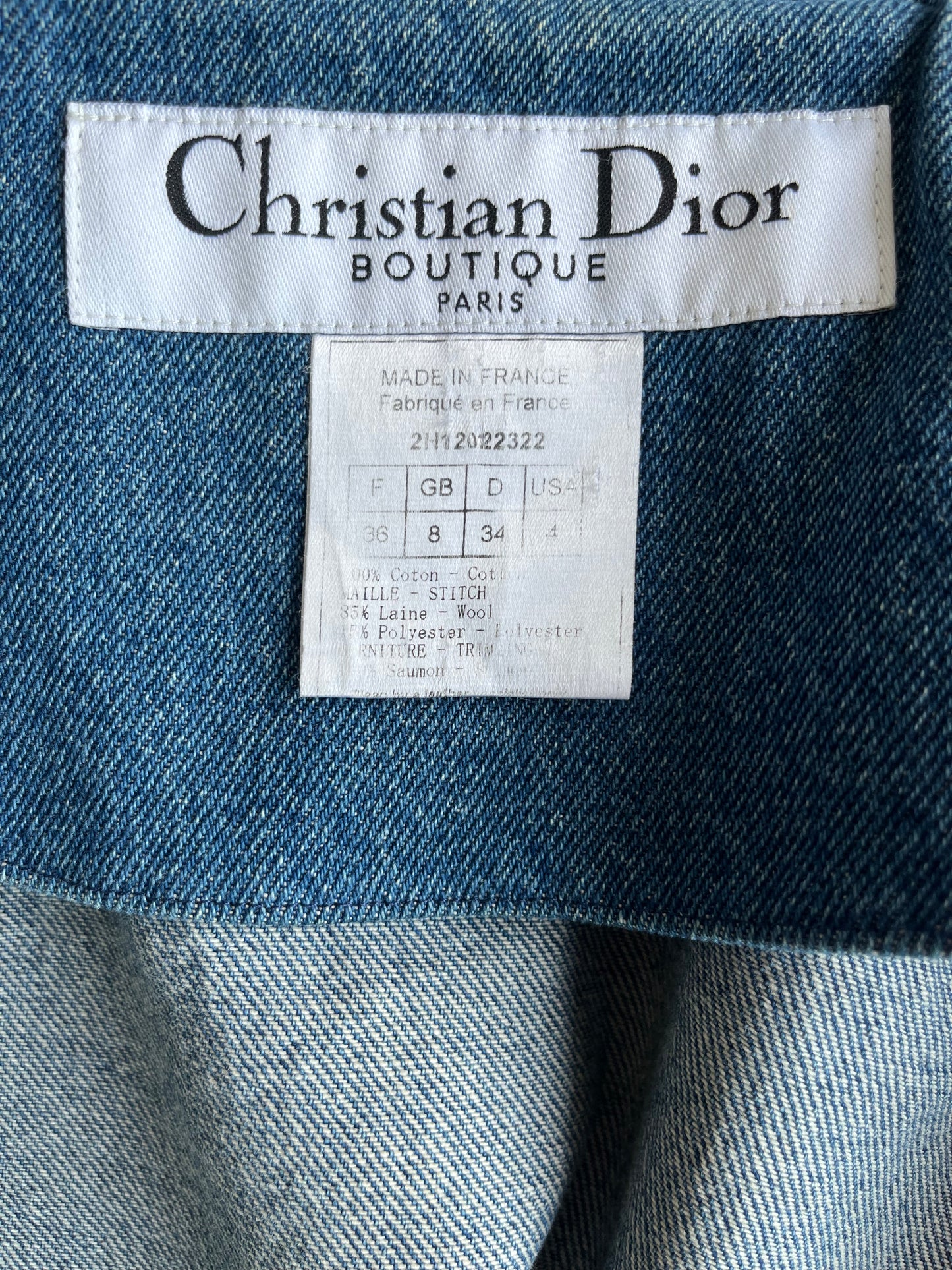 Christian Dior by John Galliano AW 2002 Varsity Jacket