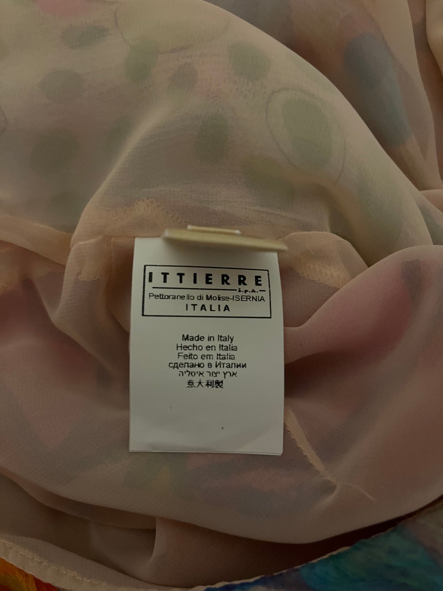 John Galliano 2000S Rainbow Layered Silk Dress