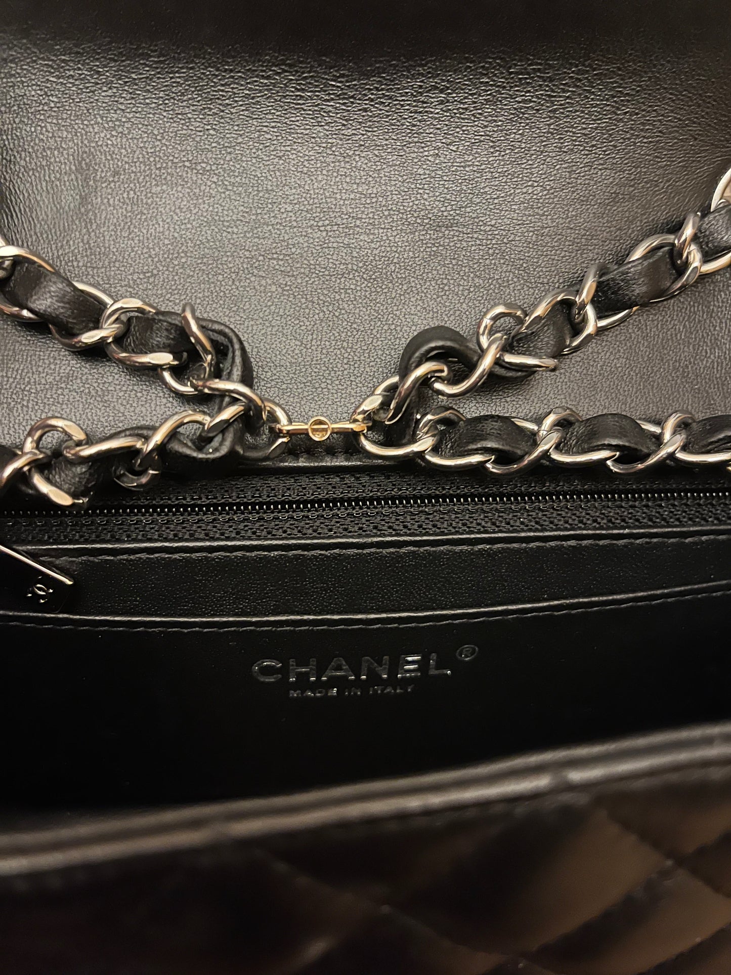 CHANEL 2021 Timeless Mini Lambskin Black Bag