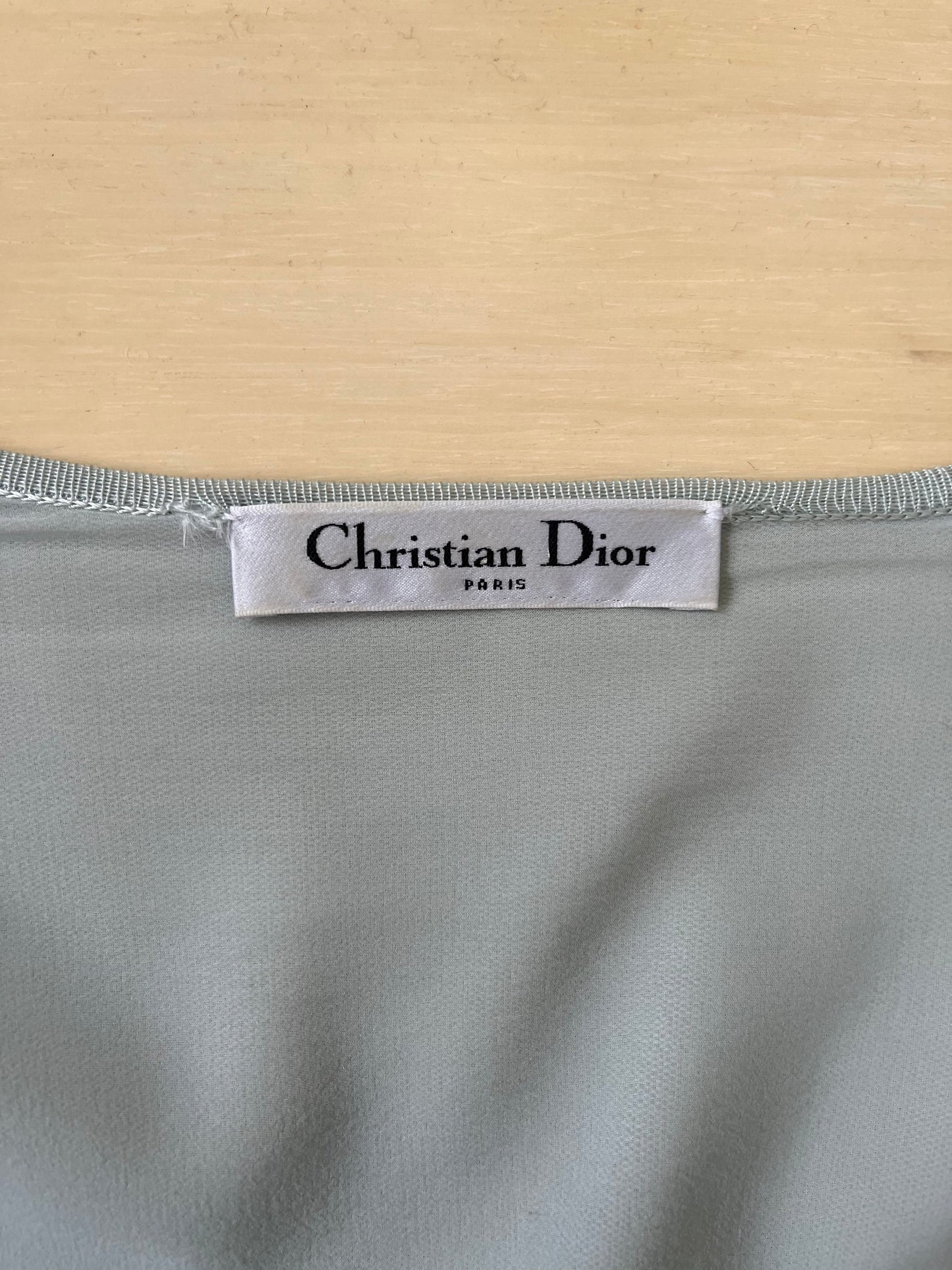 Christian Dior by John Galliano baby blue knit Cardigan