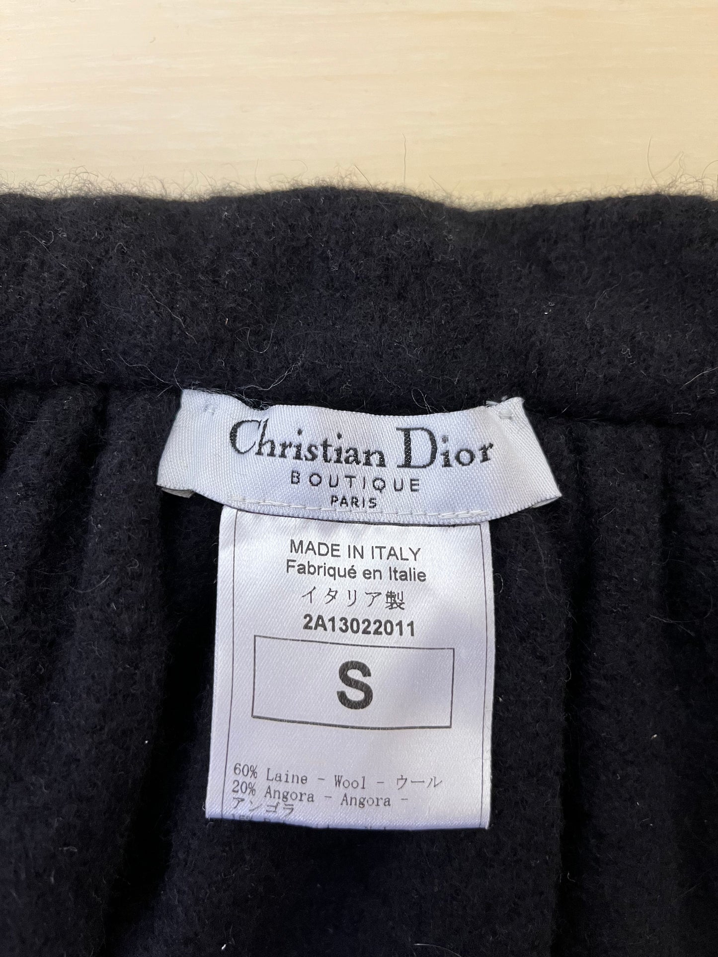 Christian Dior by John Galliano AW 2002 Wool Coat