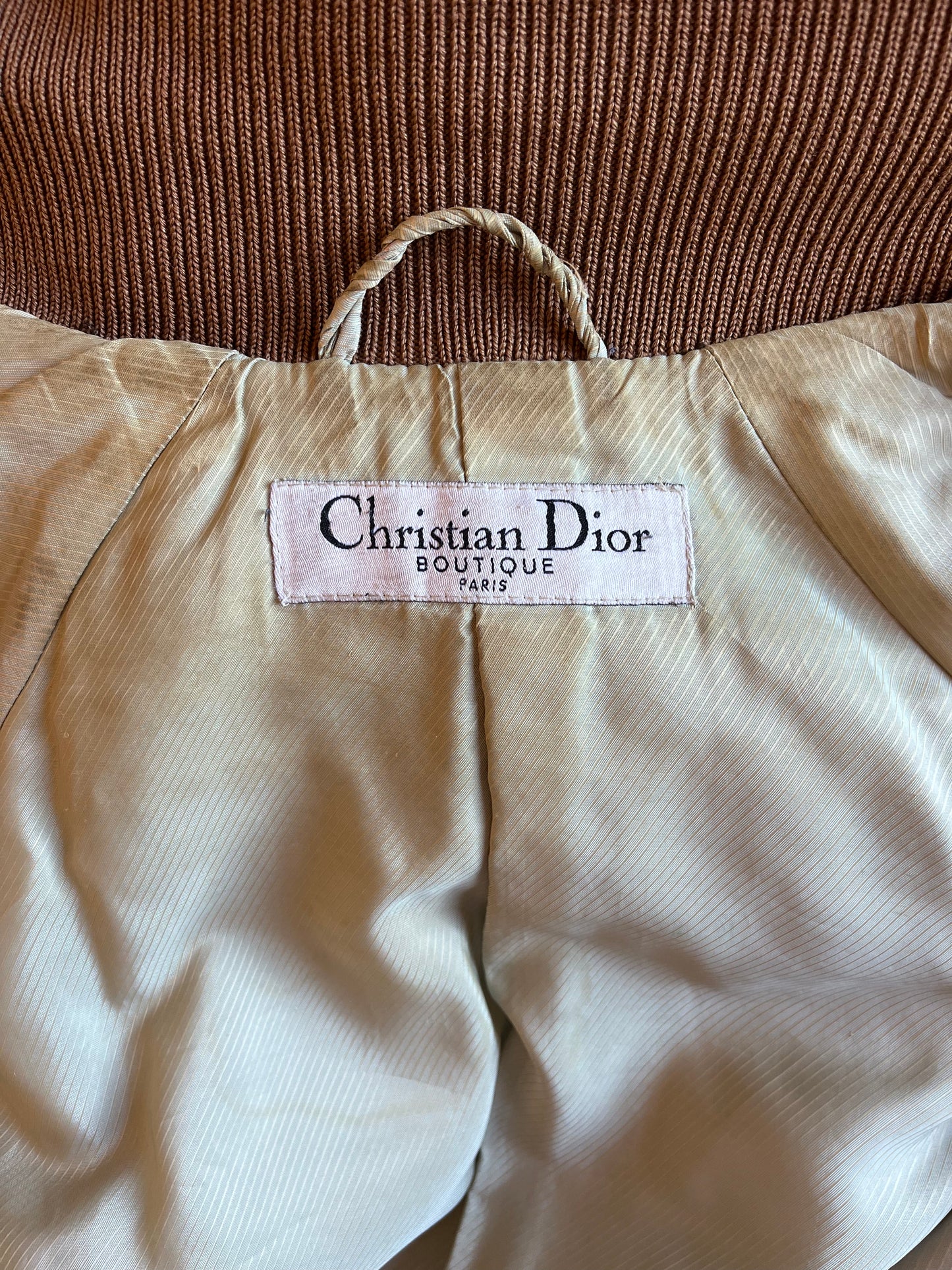 Christian Dior by John Galliano AW 2004 Brown Mink Jacket