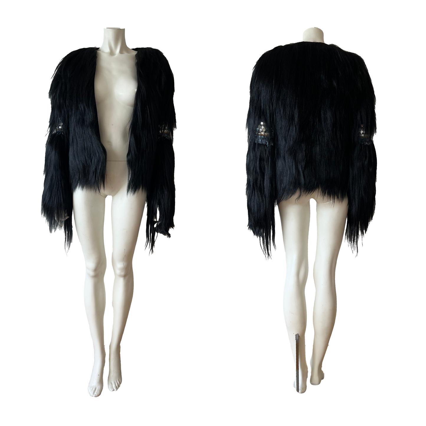 Balmain AW 2011 Goat Fur Jacket by Christophe Decarnin