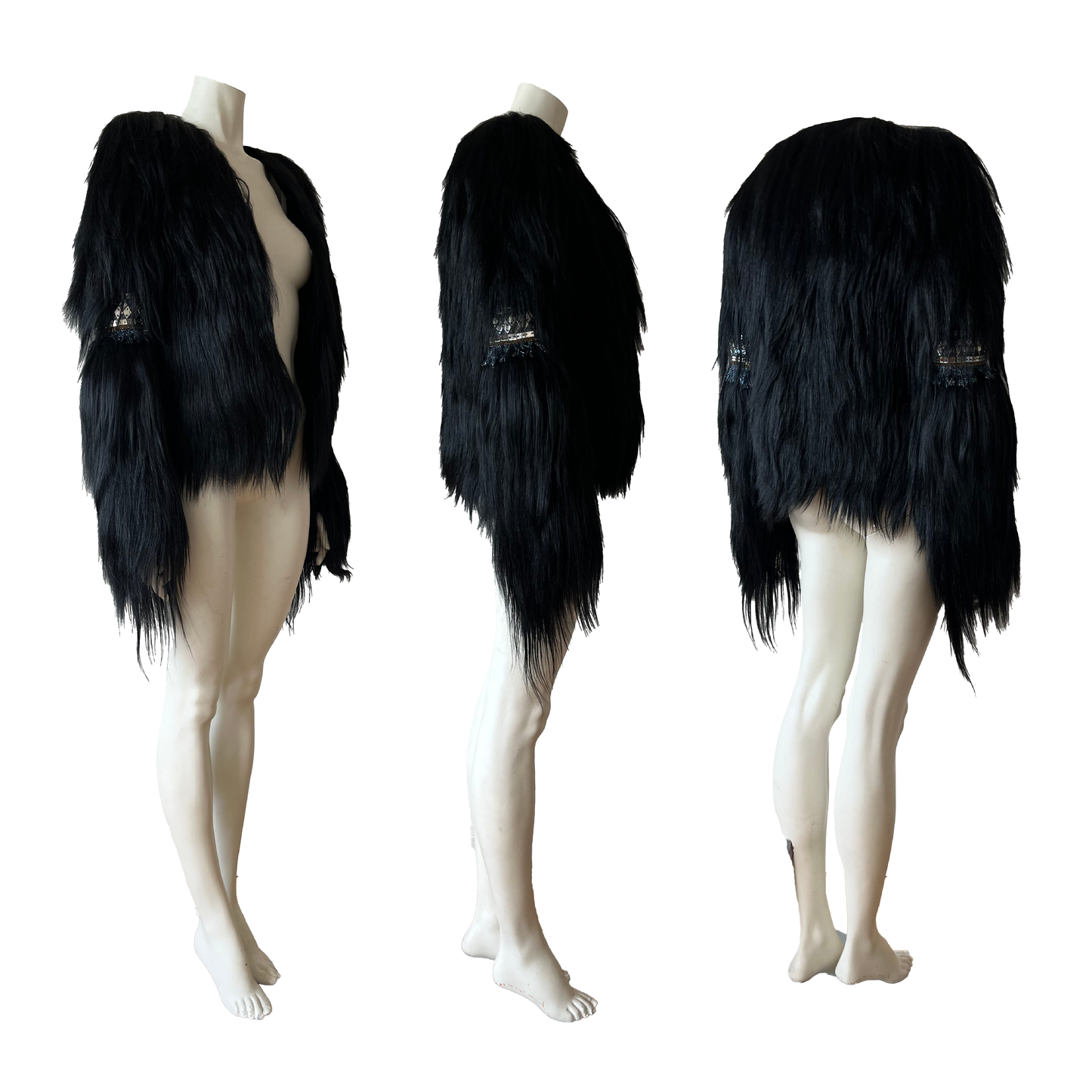 Balmain AW 2011 Goat Fur Jacket by Christophe Decarnin