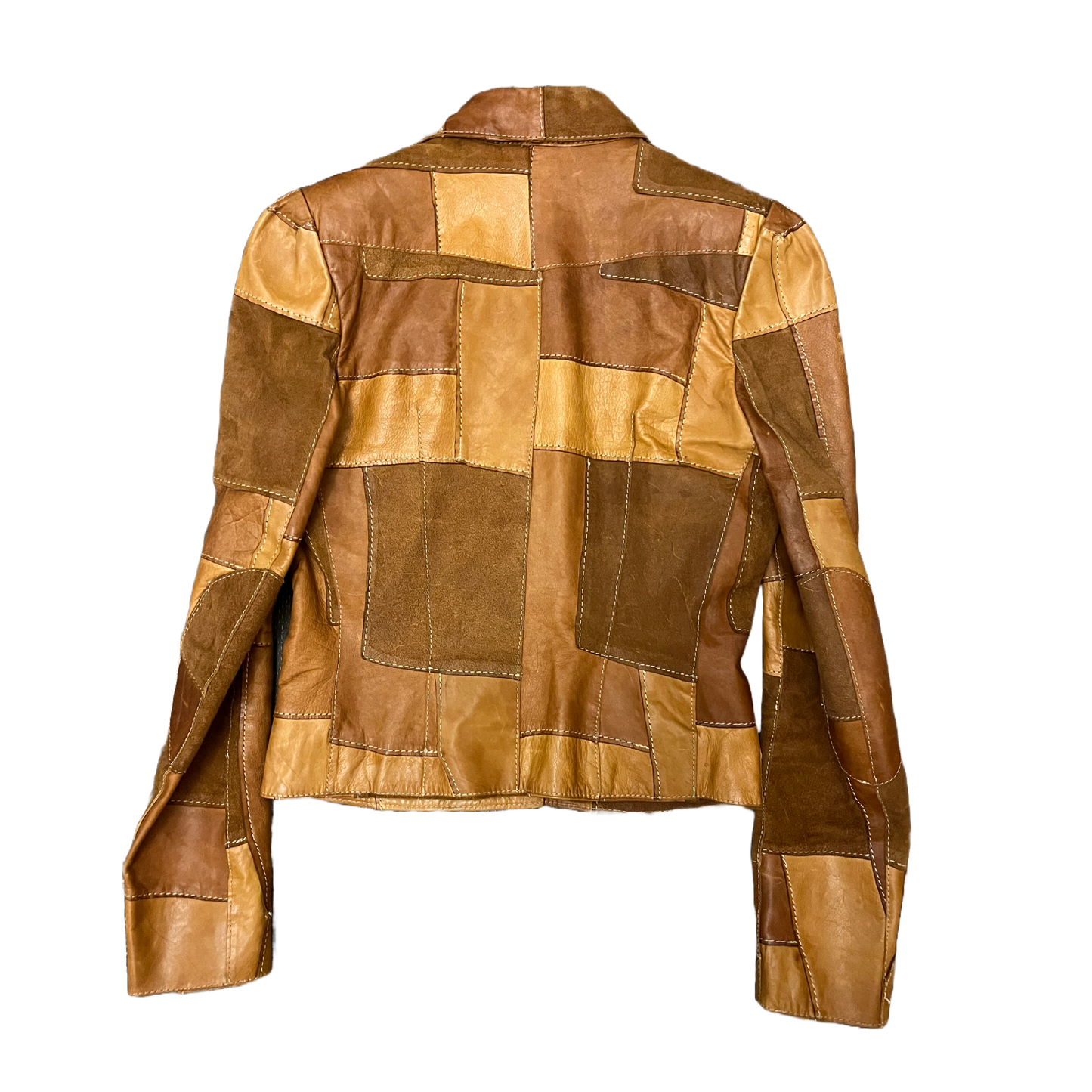 Christian Dior by John Galliano SS 2002 Patchwork Leather Jacket