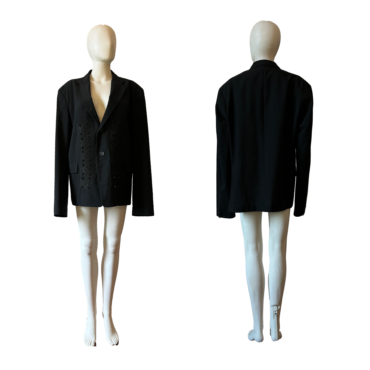 Yohji Yamamoto POUR HOMME SS 1987 Black Wool Blazer