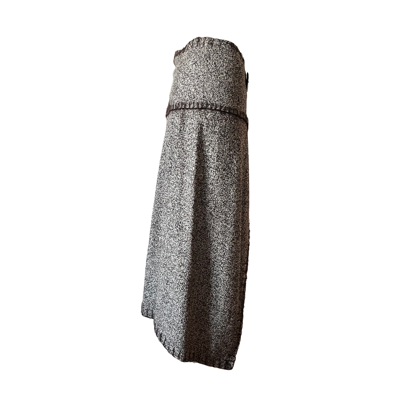 John Galliano AW 2000 Grey Wool Wrap Skirt