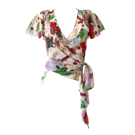 John Galliano SS 2005 Ruffled Blouse