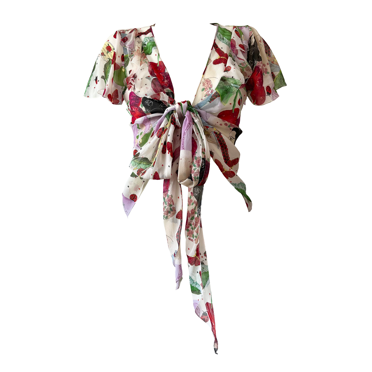 John Galliano SS 2005 Ruffled Blouse