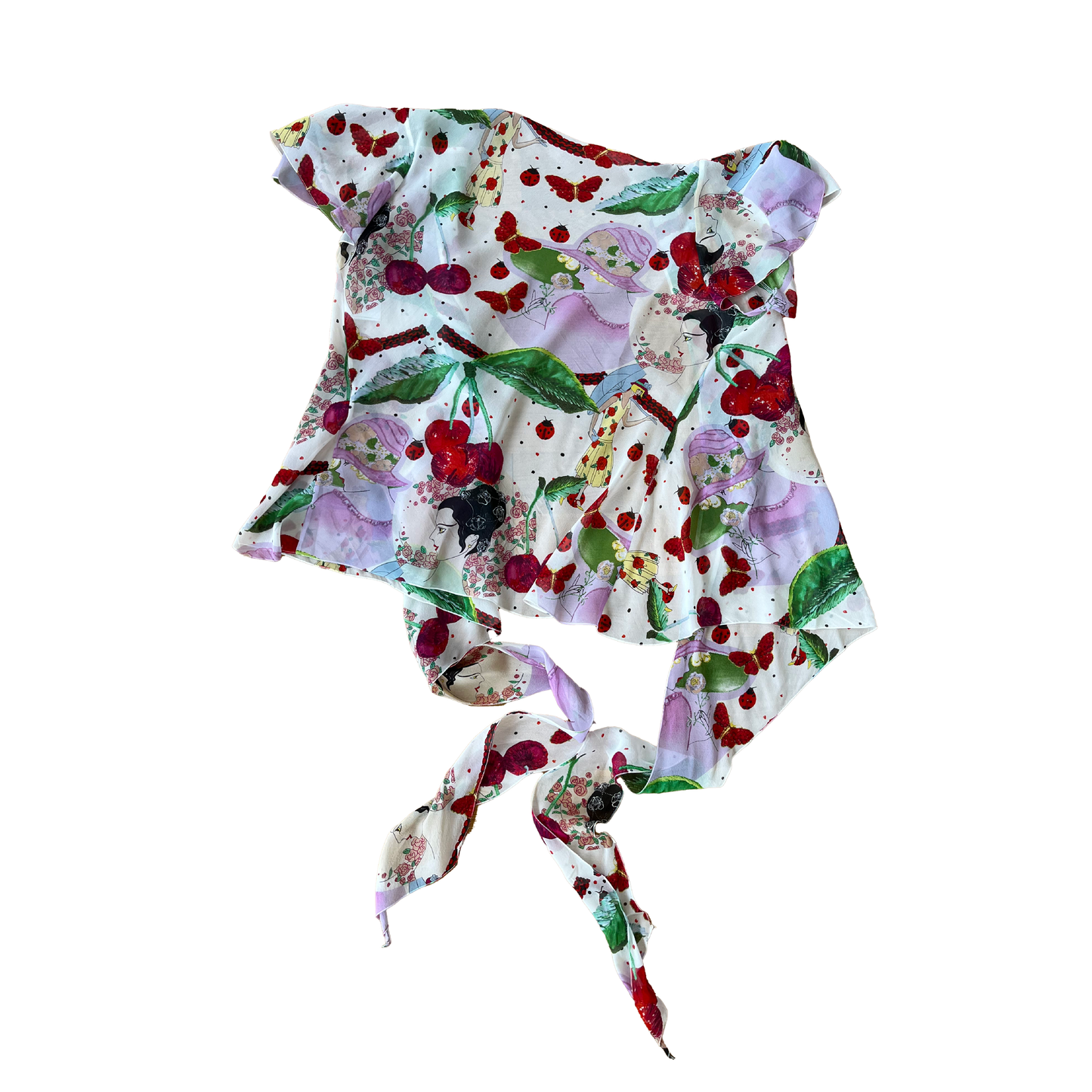 John Galliano SS 2005 Ruffled Blouse