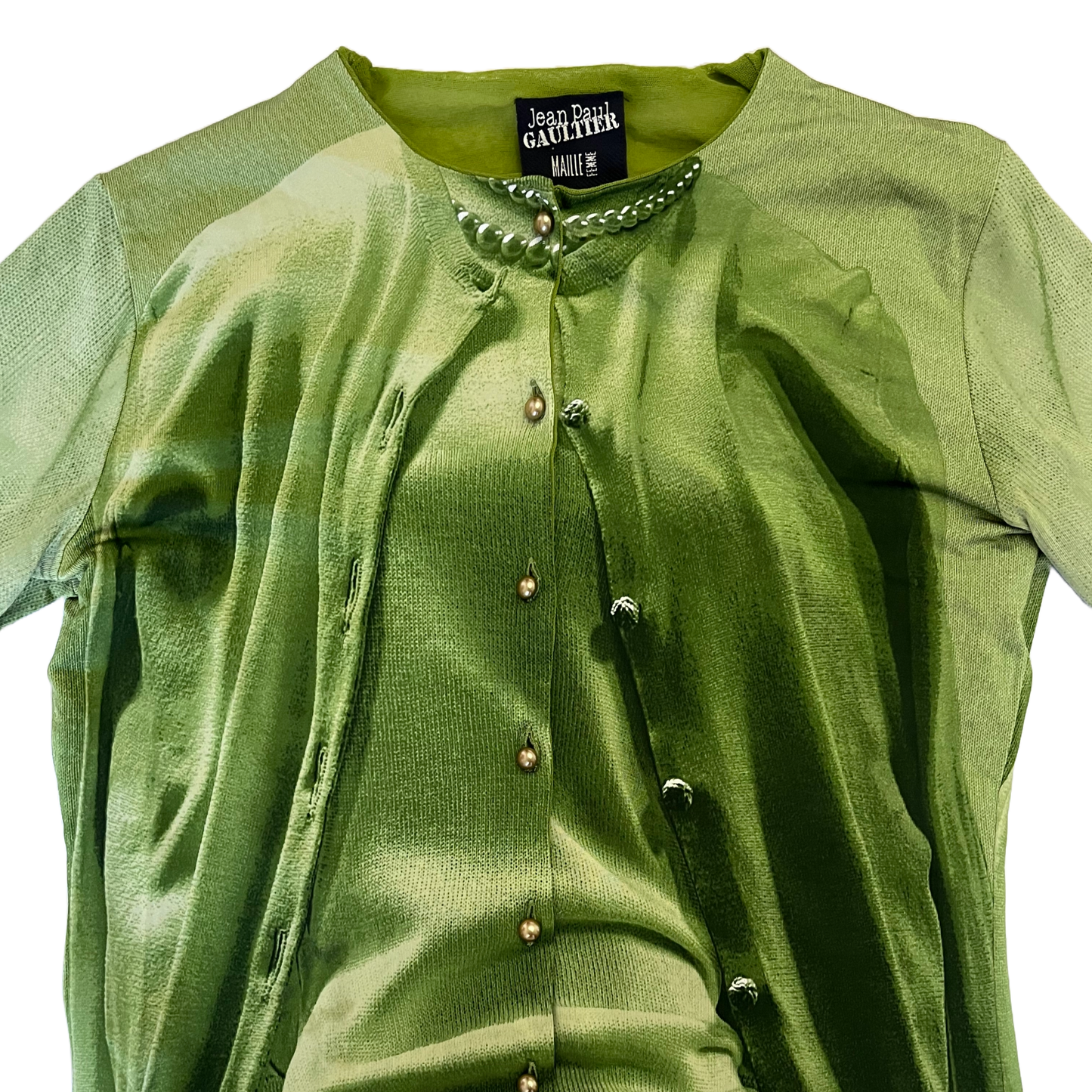 JEAN PAUL GAULTIER 90s Trompe L’oeil Cardigan