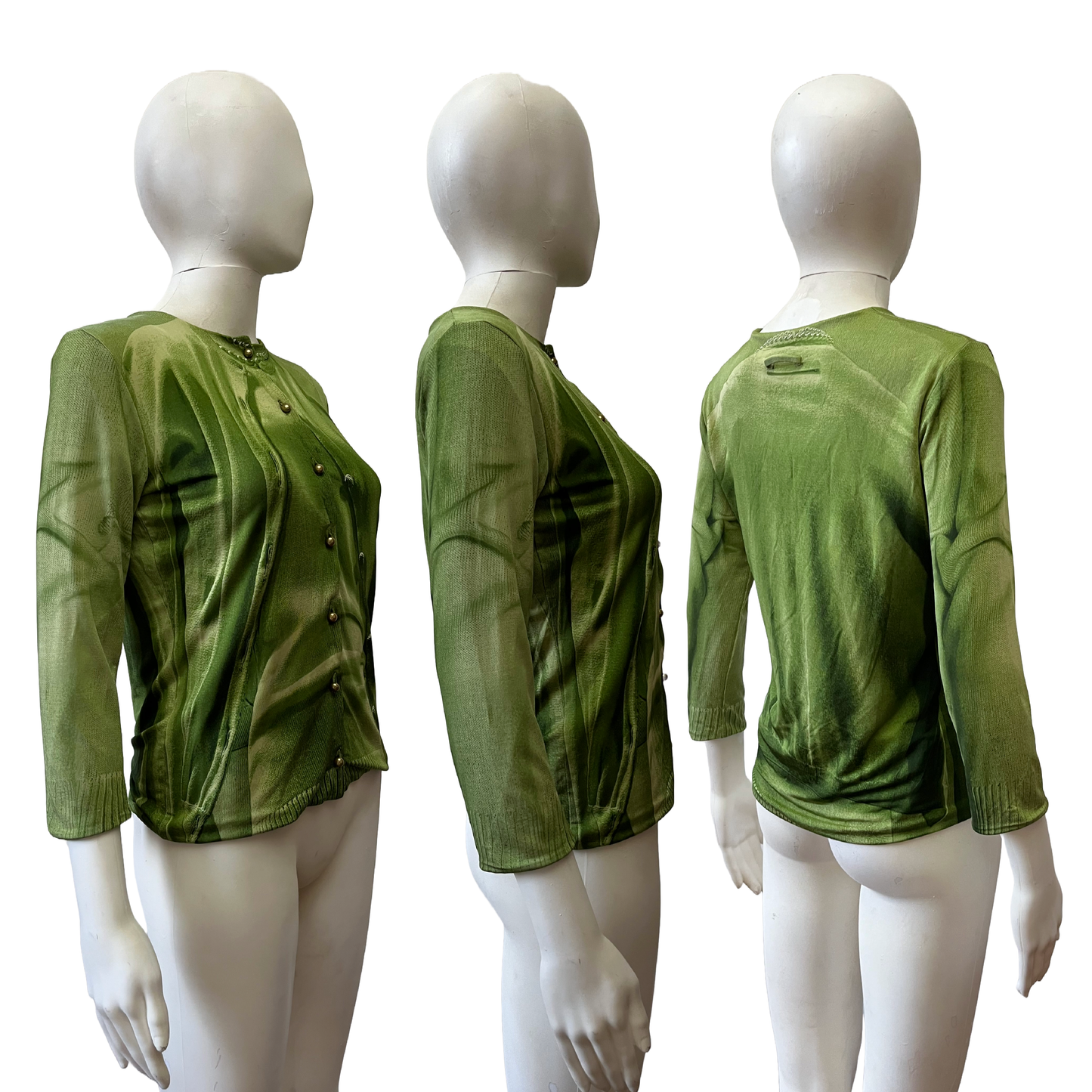 JEAN PAUL GAULTIER 90s Trompe L’oeil Cardigan