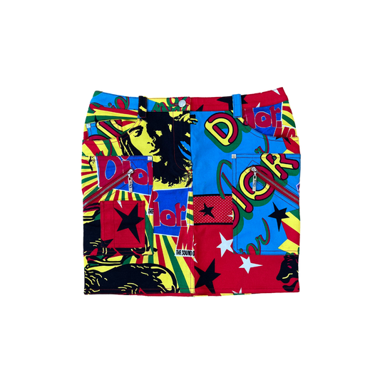 Christian Dior by John Galliano SS 2004 Rasta Mania Skirt