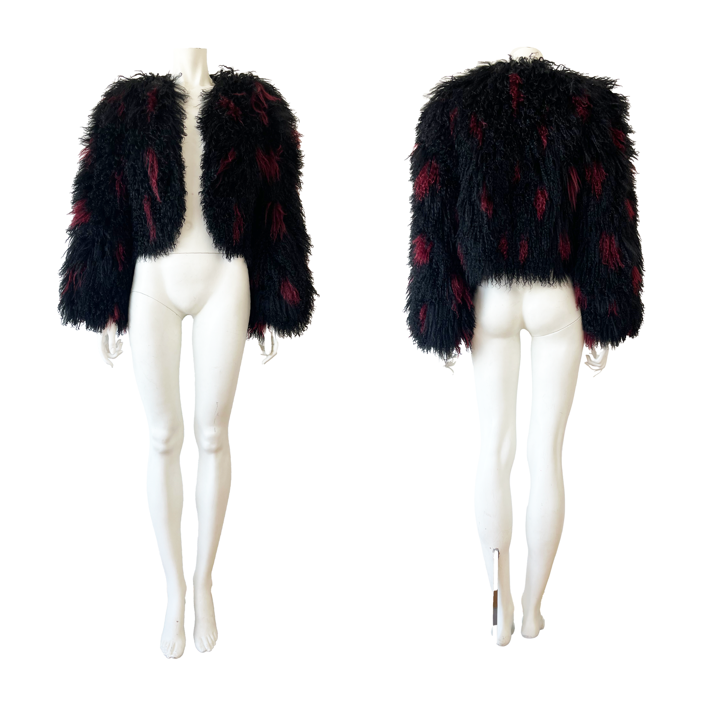 Valentino 1980s Mongolian Lamb Fur Jacket