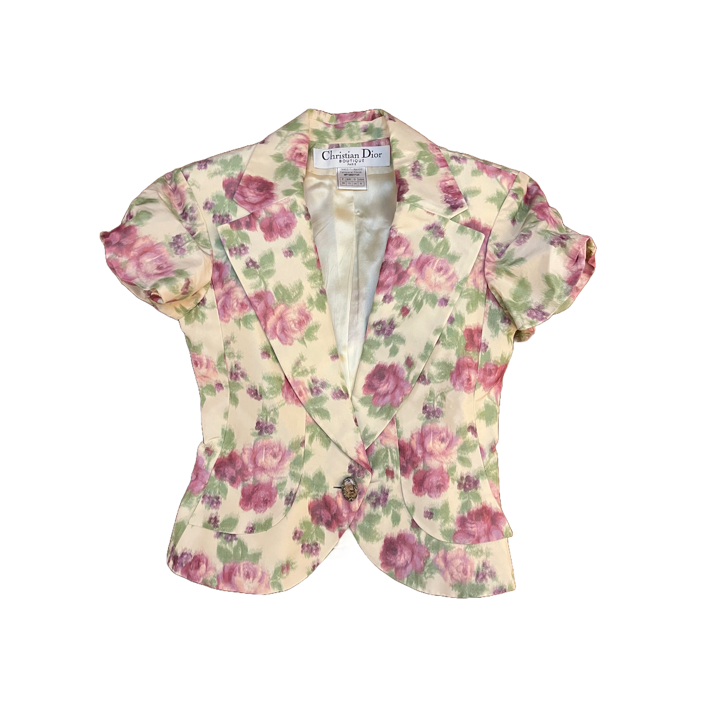 Christian Dior by John Galliano SS 1999 Floral Jacket & Skirt Set