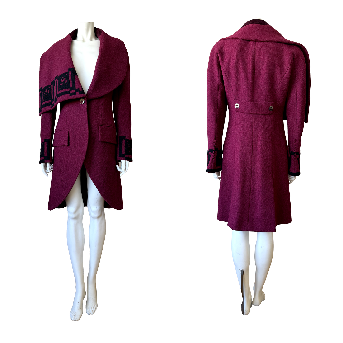 John Galliano AW 1998 Wool Coat