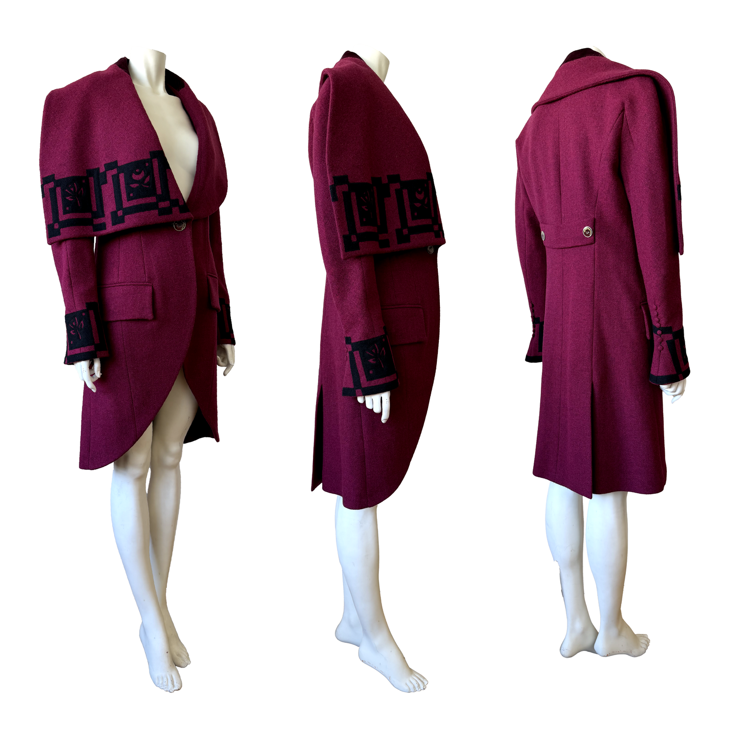 John Galliano AW 1998 Wool Coat