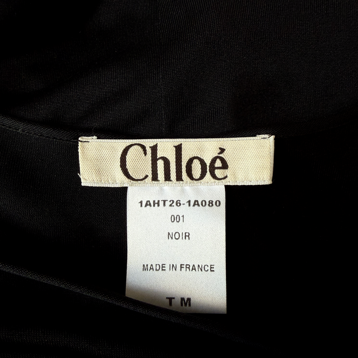 Chloé by Stella McCartney FW 2001 “CHLOÉ” Asymmetrical Sheer Top