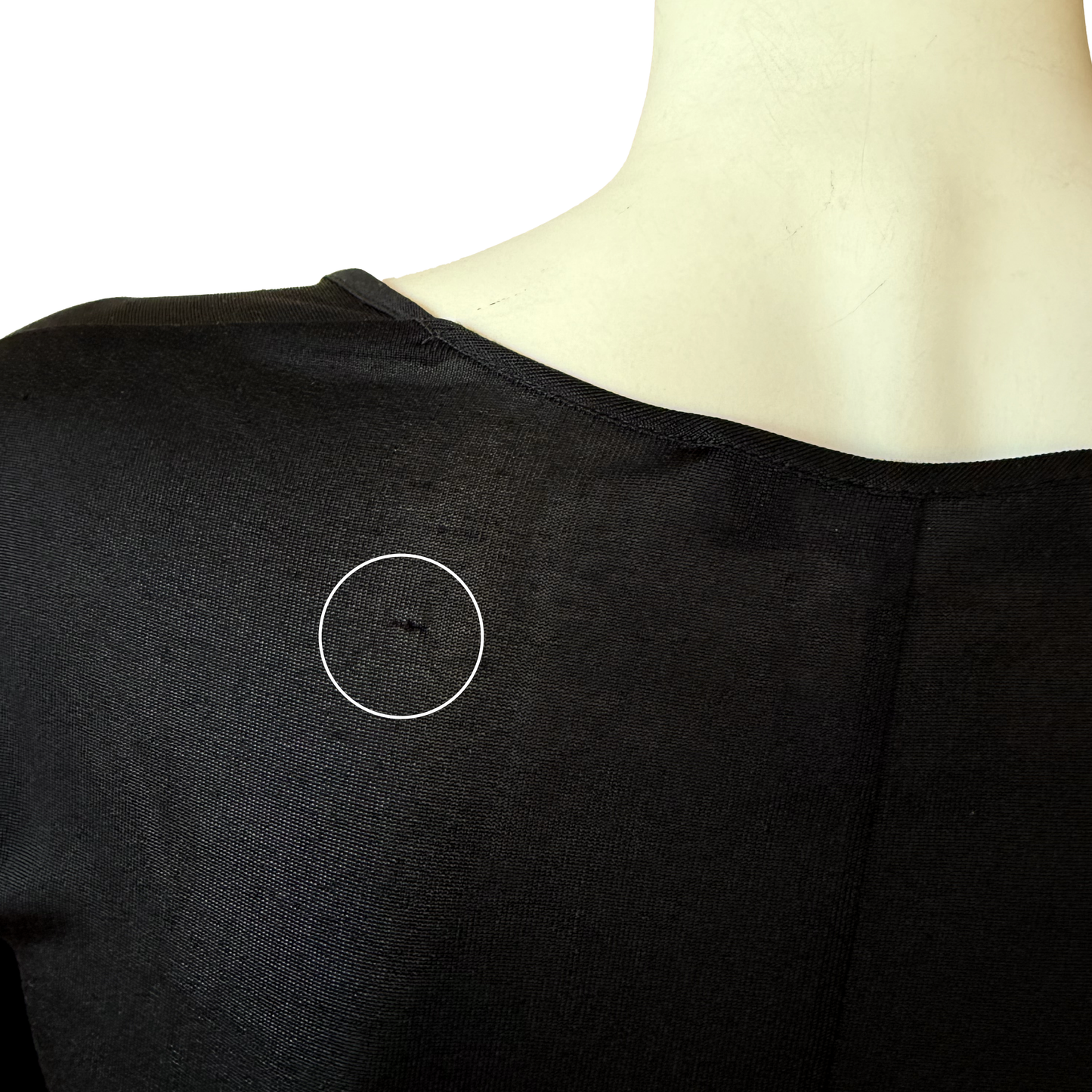 Chloé by Stella McCartney FW 2001 “CHLOÉ” Asymmetrical Sheer Top